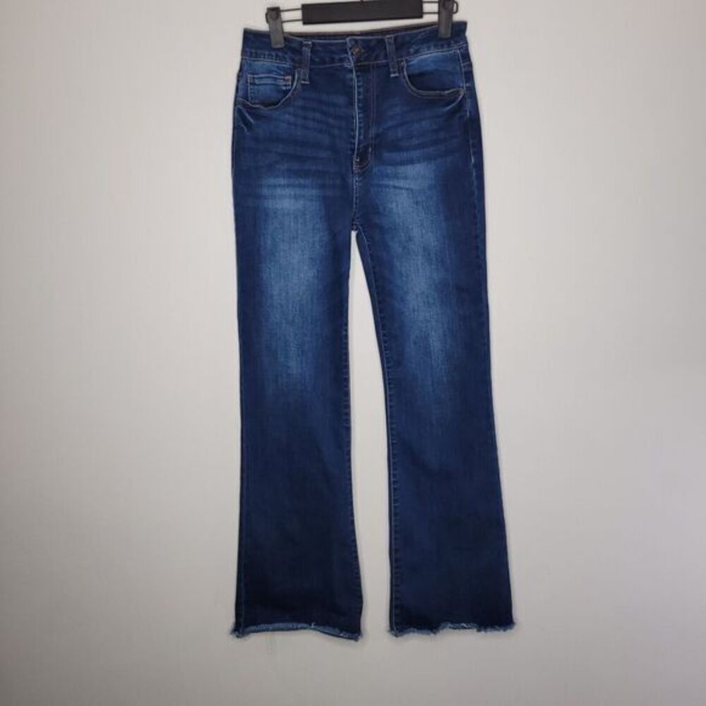 Wax Jean Denim Women Jeans 9/29 Blue Flare Leg